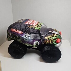 Large Monster Jam Plush Grave Digger 2017